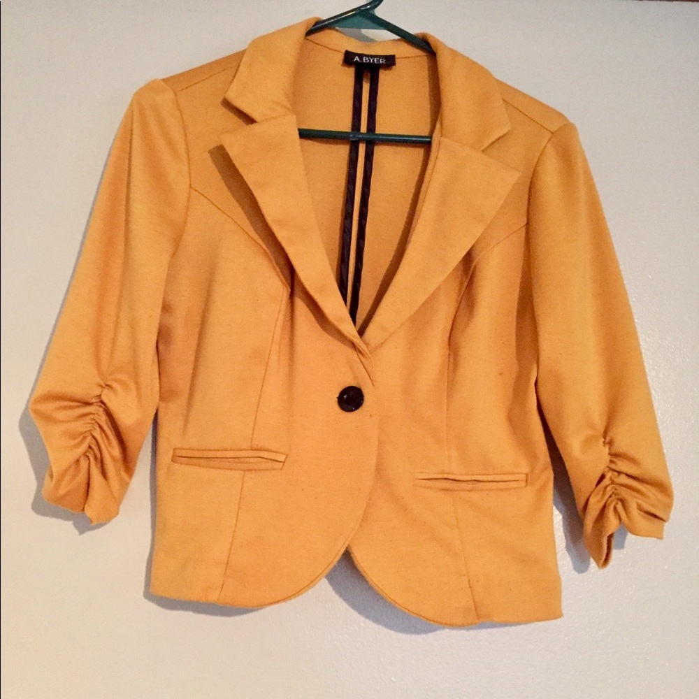 Golden Yellow Blazer